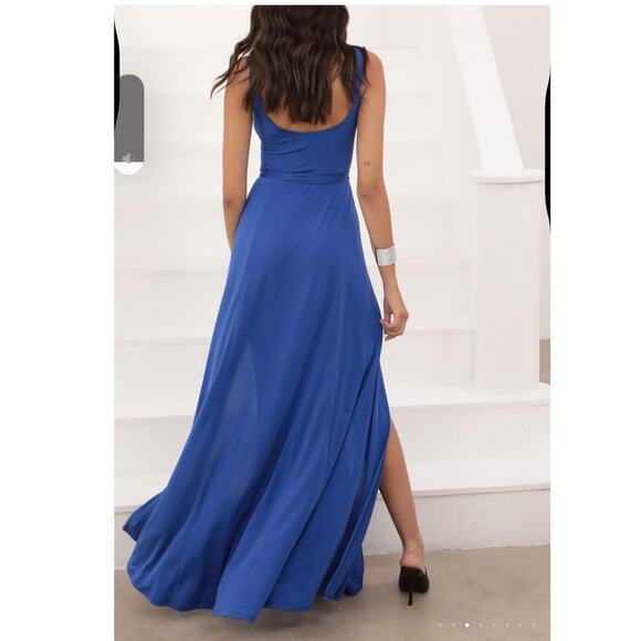 Lucy in the Sky Front Tie Maxi Dress - Picture 4 of 9